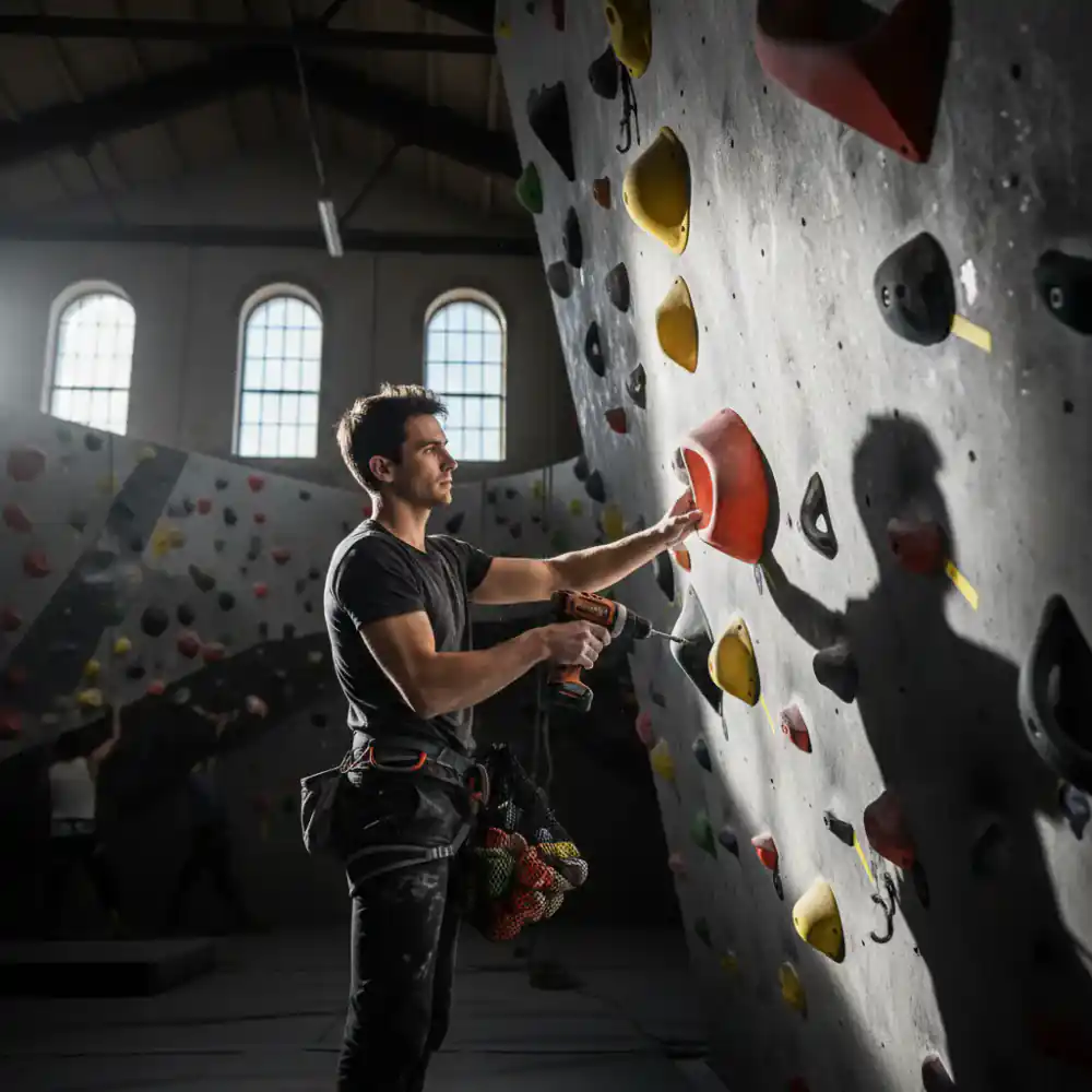 Lead Setter Sam organizing holds